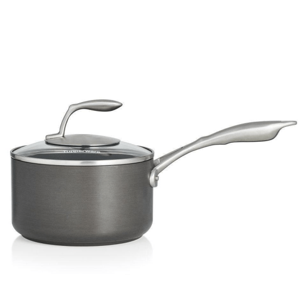Tupper Ware Chef Series II Saucepan with Glass Cover | 2.6 qt / 2.5 L